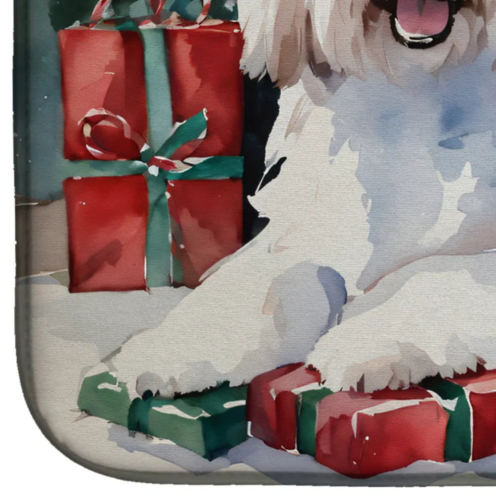 Coton De Tulear Cozy Christmas Dish Drying Mat Absorbent Dish Drying Mat Pad - Image 3
