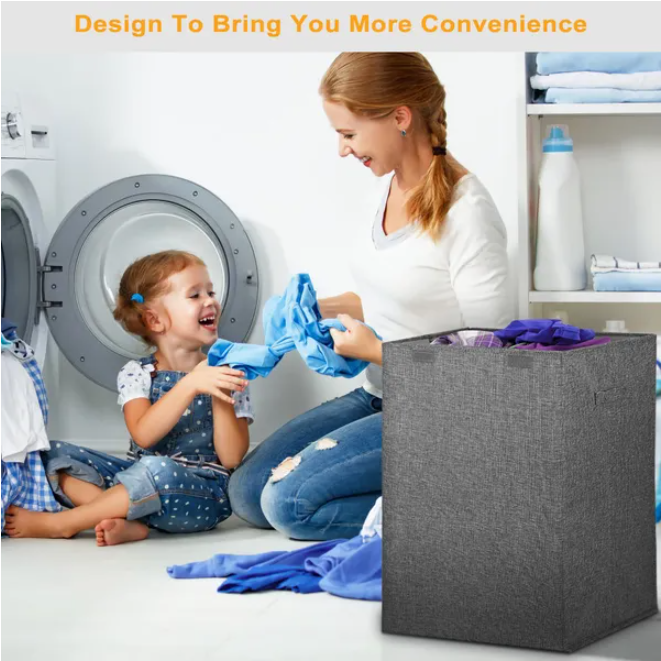 Foldable Laundry Hampers Washing Clothes Laundry Basket - Image 2