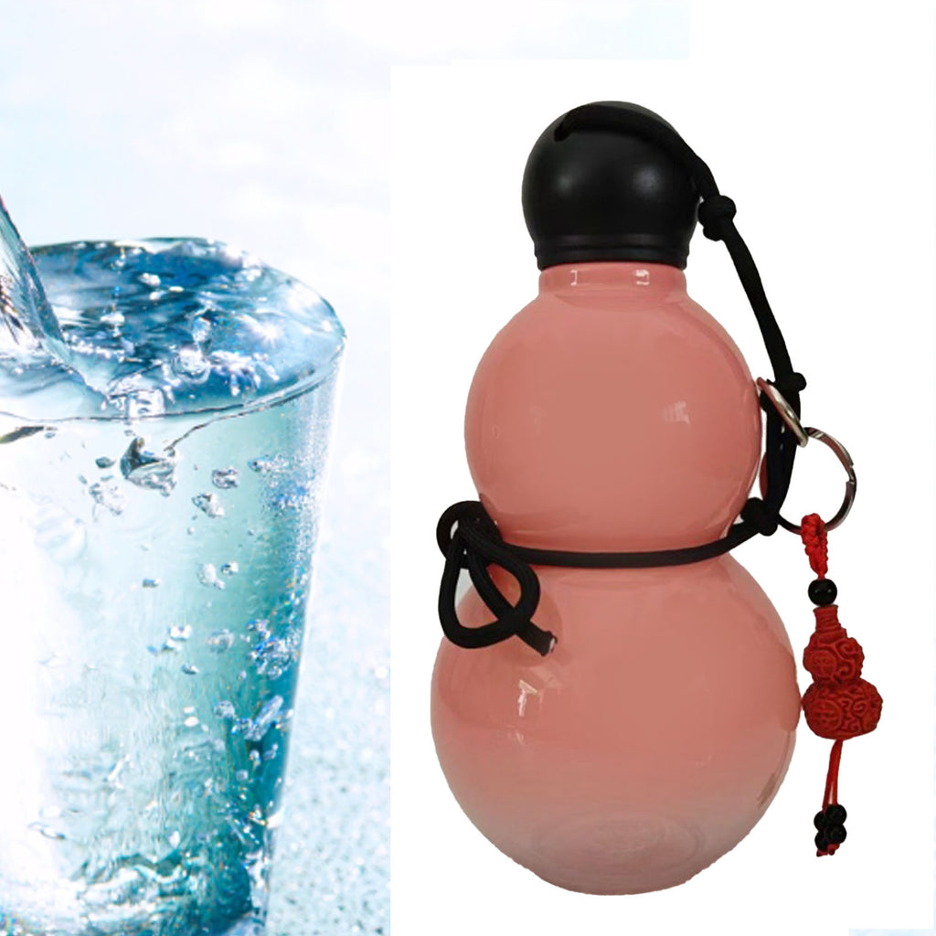 Gourd Style Water Bottle PC 800ml Insulated Chinese Retro Portable Sports Water