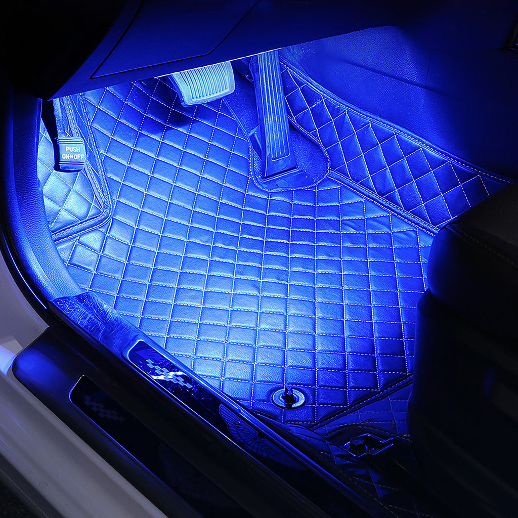 4pcs car interior led atmosphere in use lifestyle