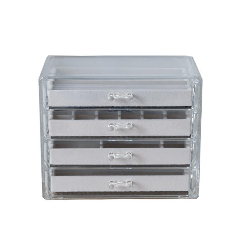 stackable cosmetic and skincare organizer rack