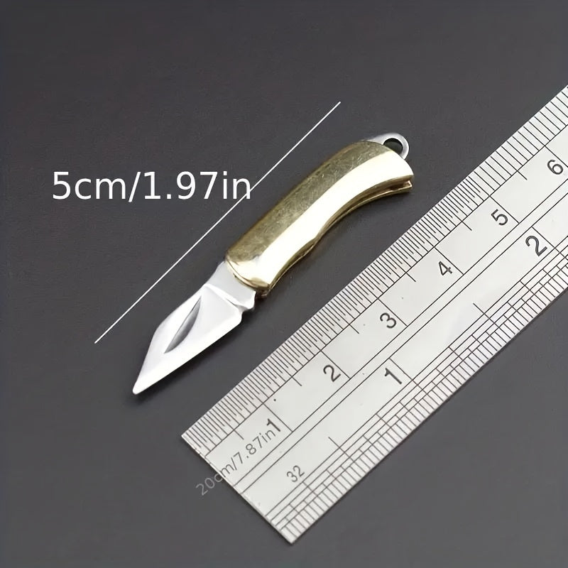 Mini Knife In Unstreaked Yellow - Image 2