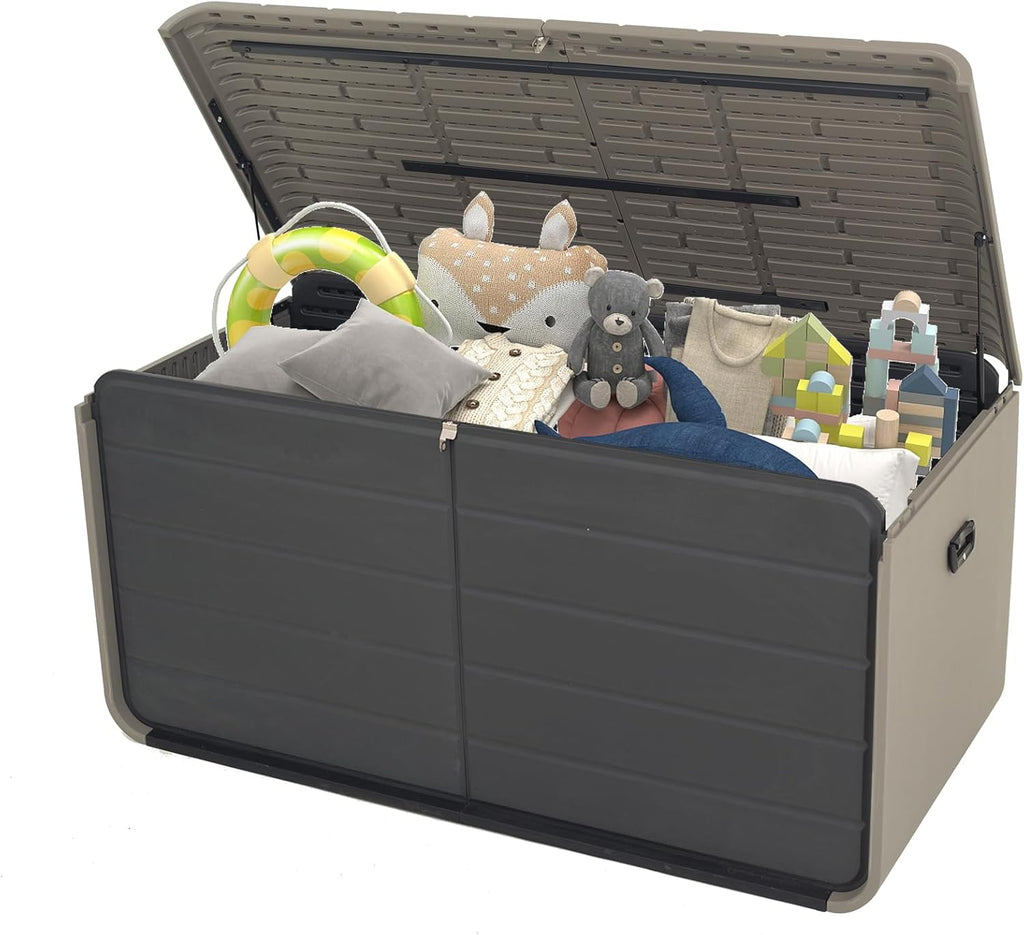 160-gallon resin outdoor deck storage box product detail