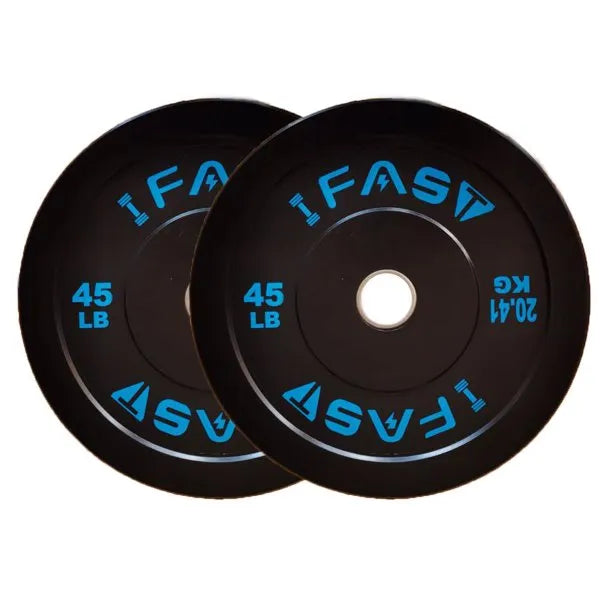 Olympic Weight Plates Rubber Bumper Plates 2 Inch Steel Add 45lb Bundle - Image 2