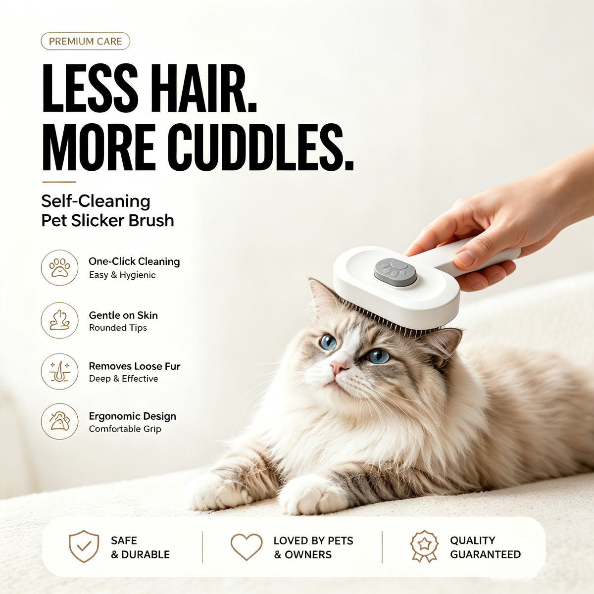 pet slicker brush for cats product angle 10