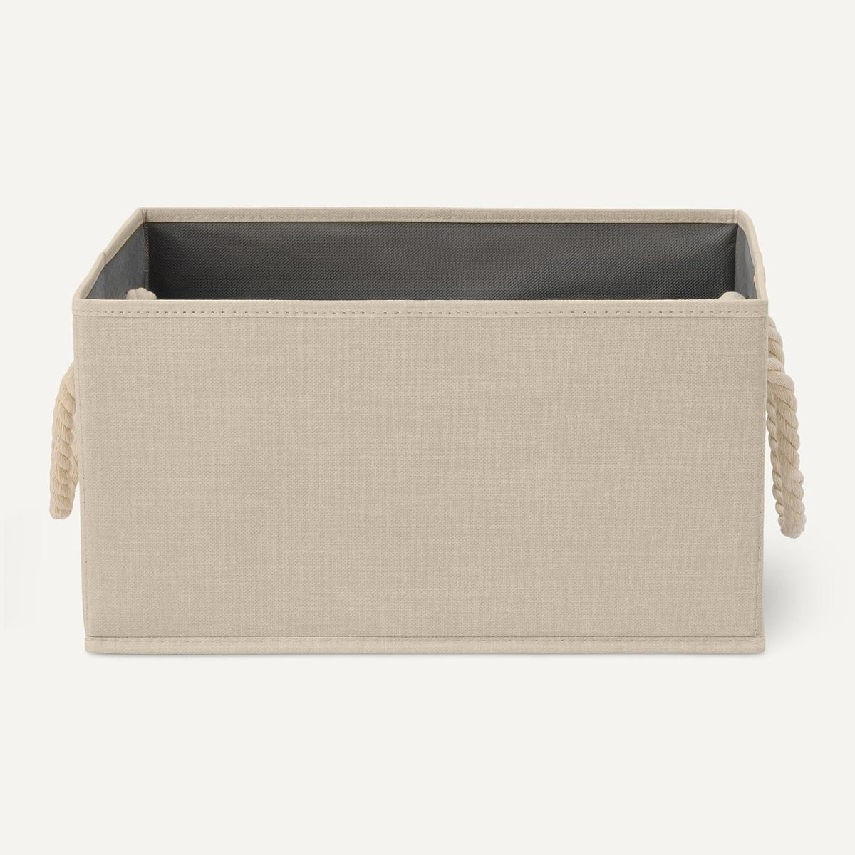 foldable storage bins with rope in use lifestyle