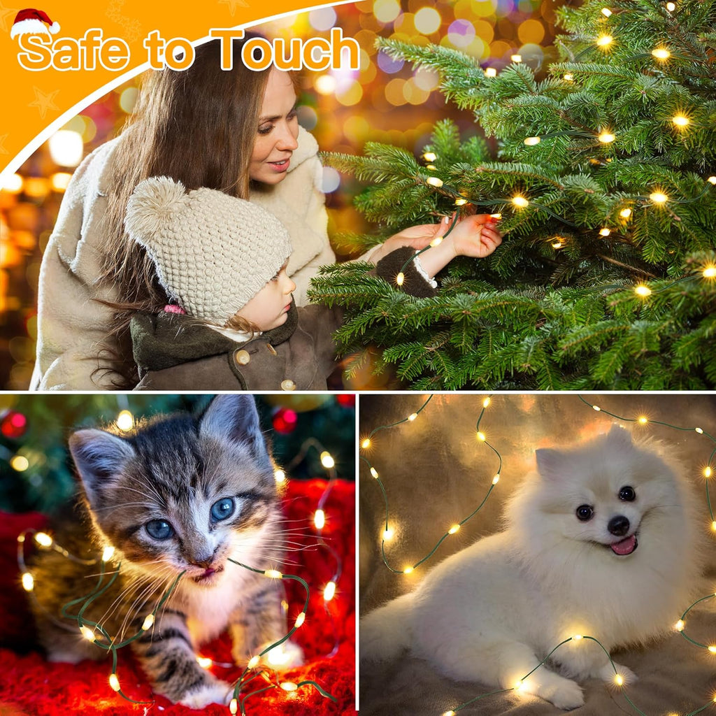 Warm White String Lights LED Ice Bar Light 10m 400mm Curtain Light Modes With - Image 4