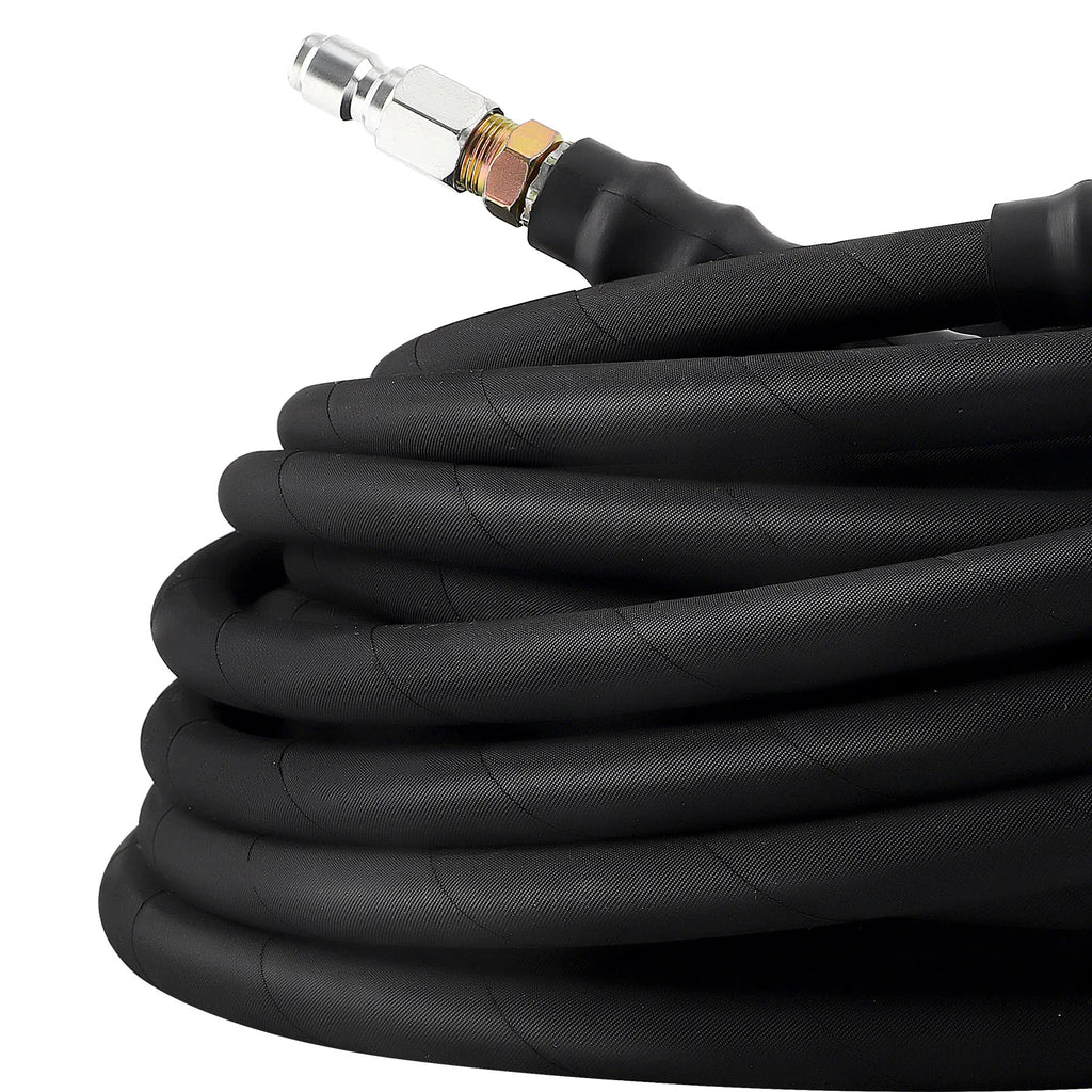 Non Marking 2 Braid R2 HighTem Water Pressure Washer Hose 3/8" x 100ft 6000psi - Image 3