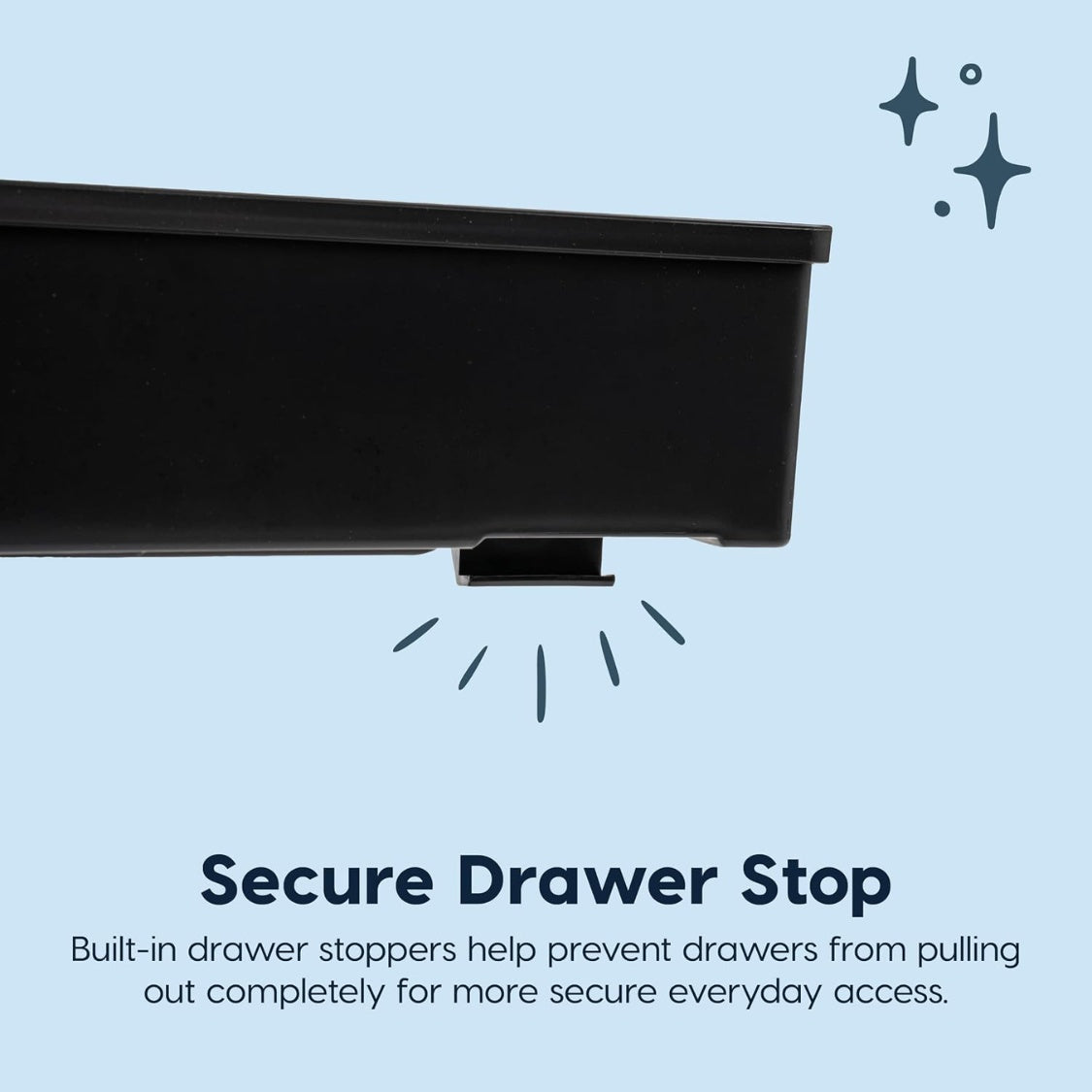 pack tier pull out drawer detail and structure