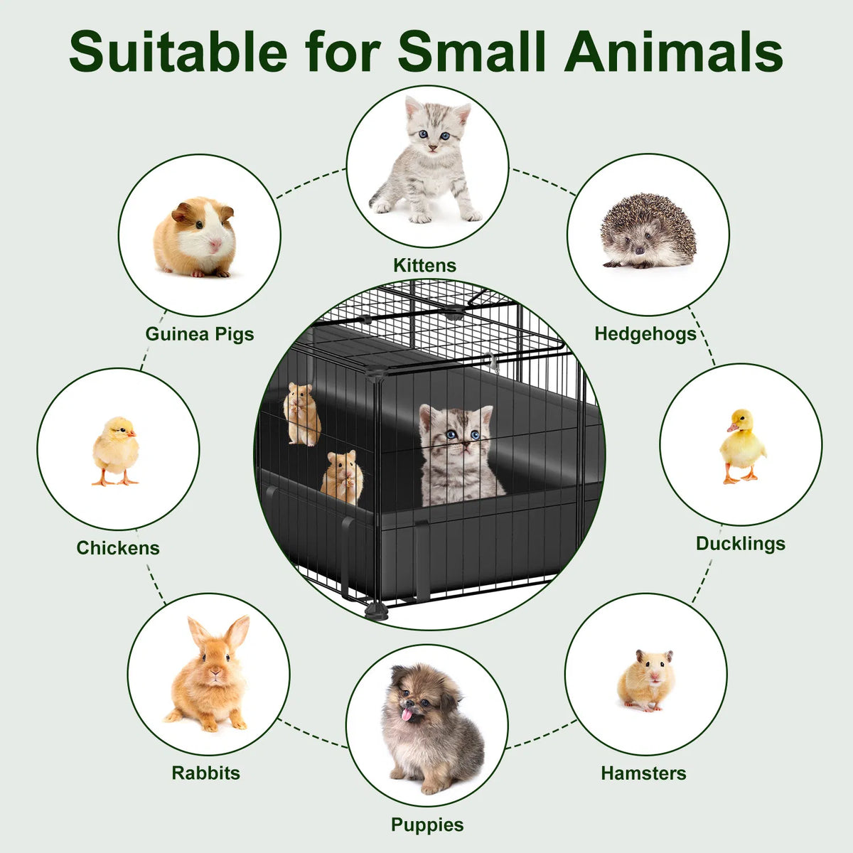 Modular Metal Small pet exercise pen DIY Multi Shape Layout Metal Pet - Image 3