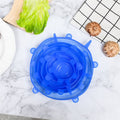 6-piece silicone stretch lid set