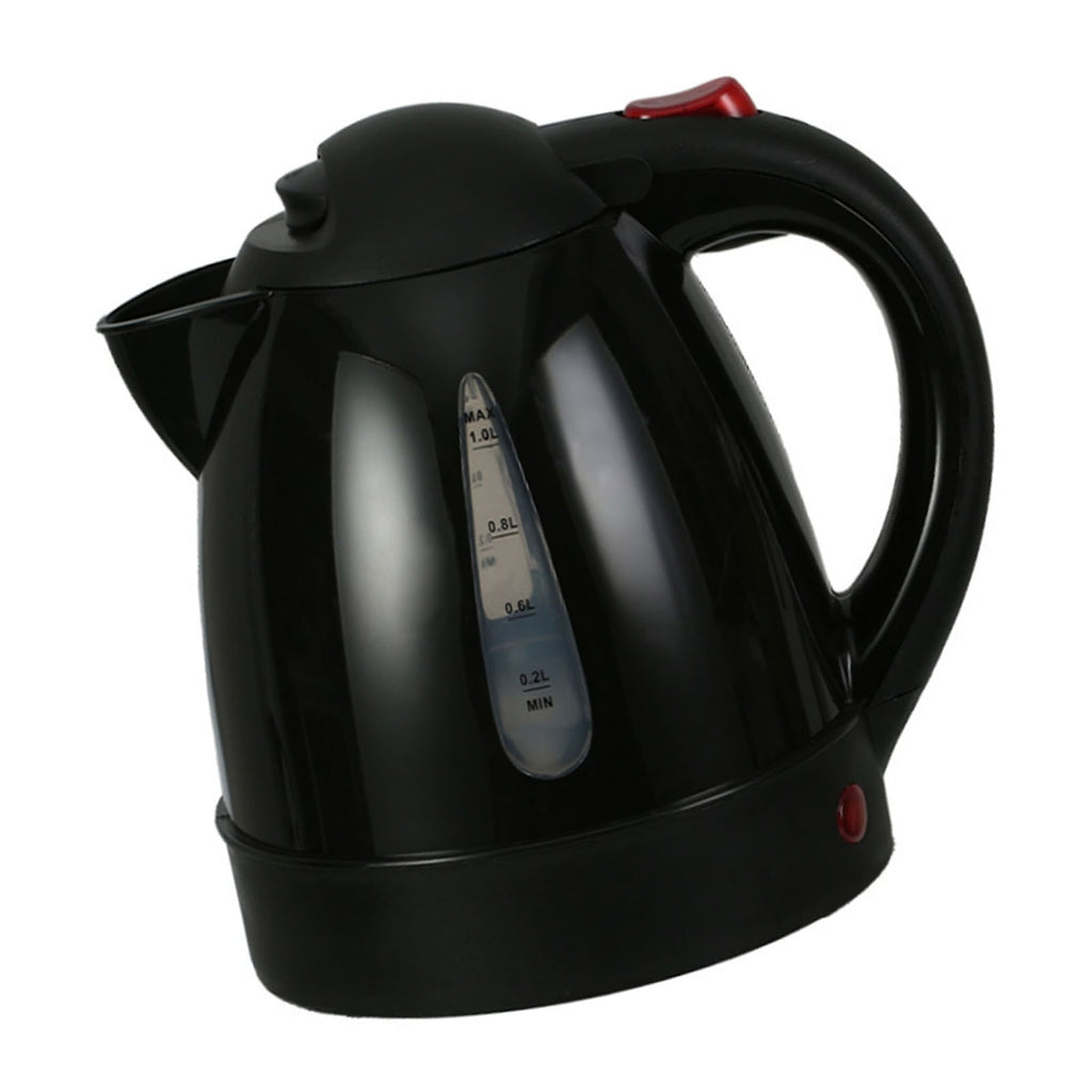 Electric Kettle 150W 1L Black Road Hot Water Boiler Stainless Steel Liner Auto - Image 5