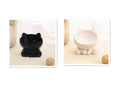 ceramic cat bowl food neck in use lifestyle