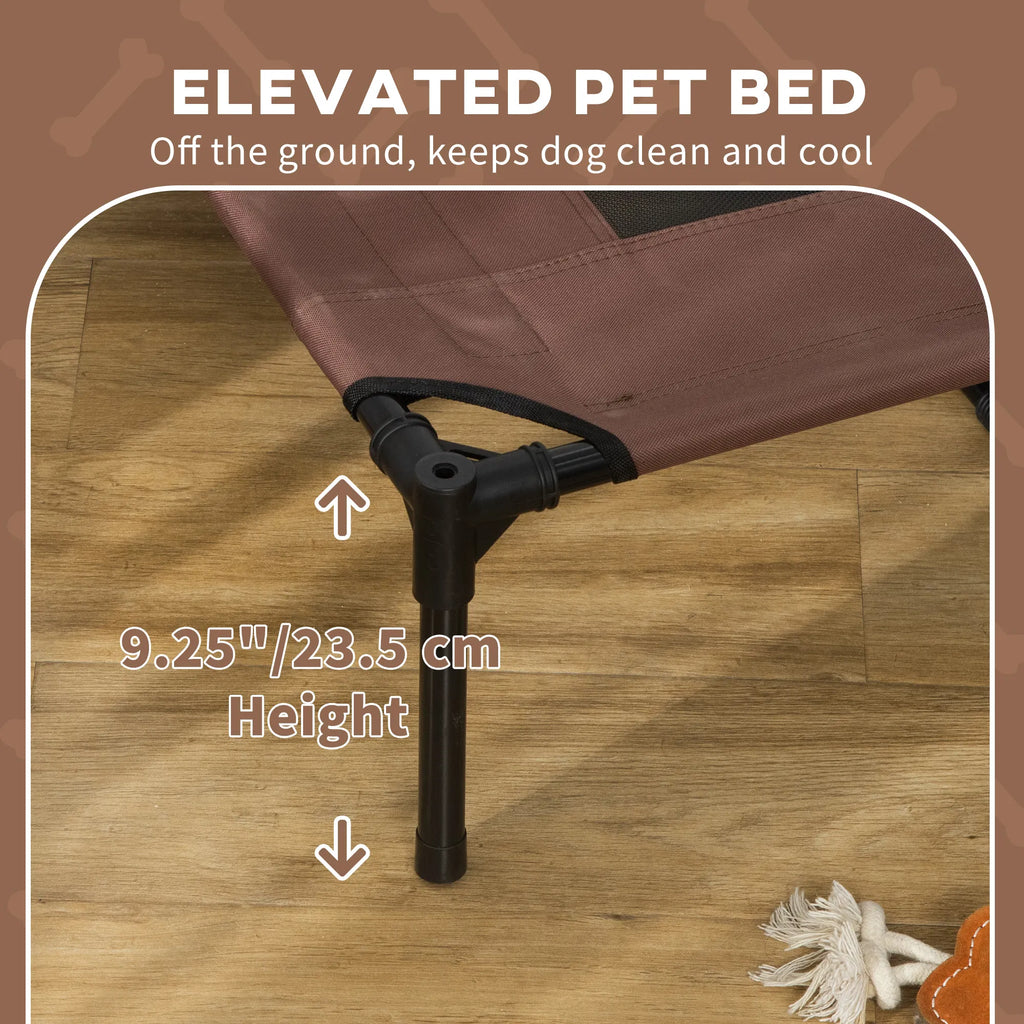 Elevated Dog Bed with Canopy Portable Raised Dog Cot for XL Sized Dogs Indoor - Image 5