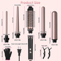 5 in 1 Curling Wand Hair Curling Iron Normal Type Brush Anti Tangle Hair