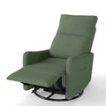Manual Swivel Recliner Chair 360° Swivel Rocker Chair for Adults Small