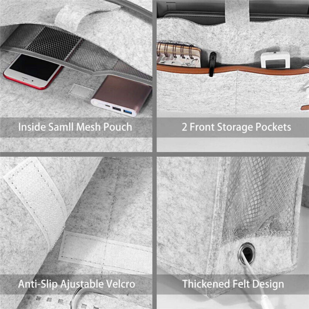bedside bigger storage caddy sofa detail and structure