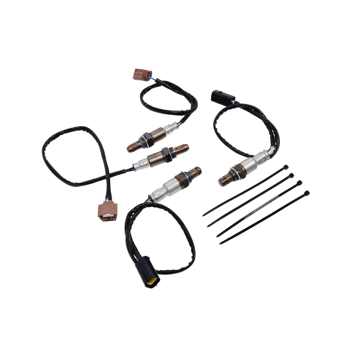 4pcs Up&Downstream O2 Oxygen Sensor For Nissan 370Z Infiniti G37 3.5L 3.7L