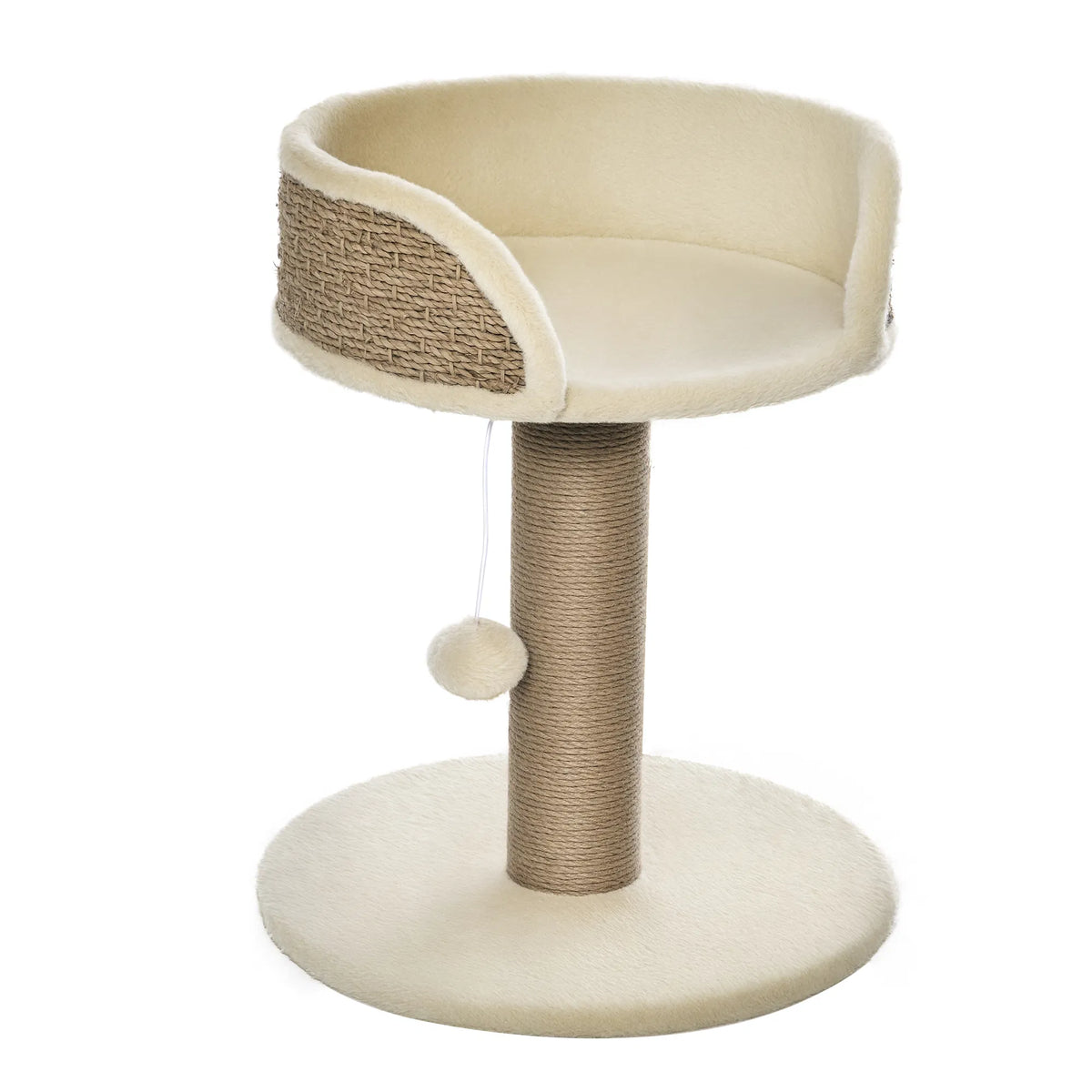 Cat Tree with Scratching Post Toy Ball Perch Small Cat Tower for Indoor Cats - Image 3