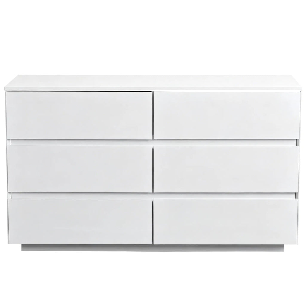 Handle Free 6 Drawer Storage Cabinet Chest of Drawers with USB Powered RGB LED - Image 3