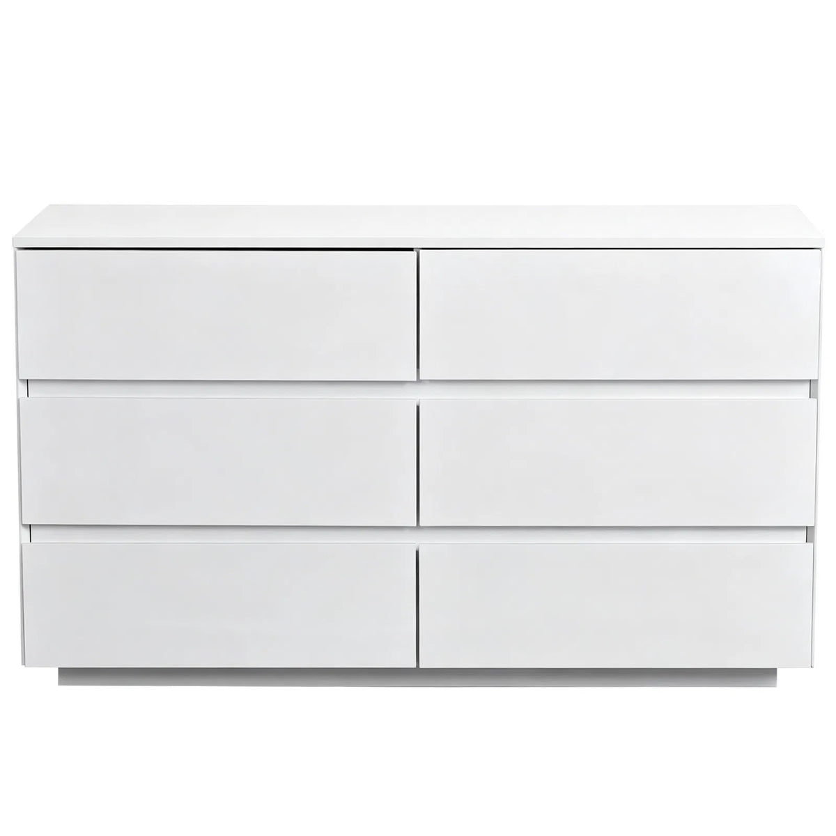 Handle Free 6 Drawer Storage Cabinet Chest of Drawers with USB Powered RGB LED - Image 3