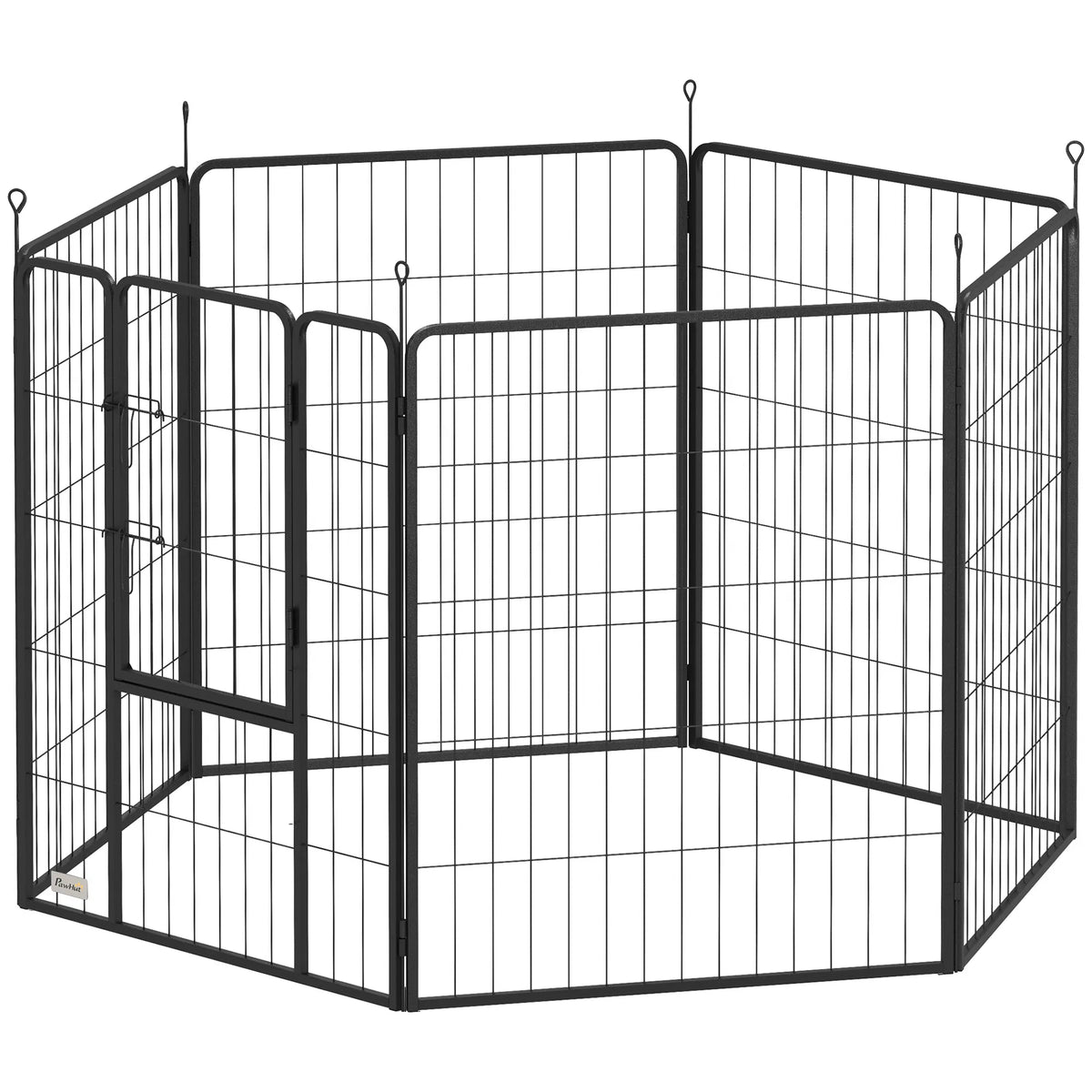 Heavy Duty Dog Playpen with Door for Large Dogs 6 Panels 39"H - Image 4