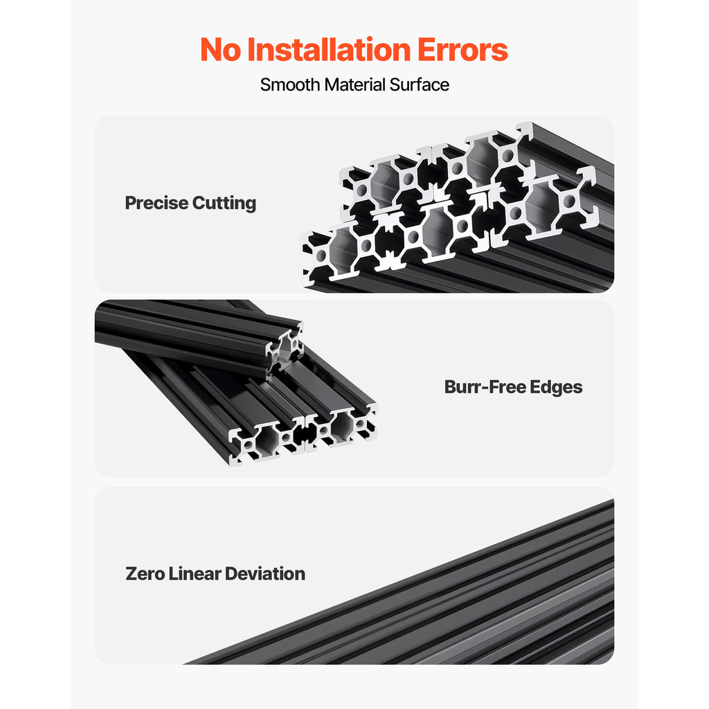 5PCS 2040 Aluminum Extrusion Profile 78.74 Inch 2000 Mm V Slot European - Image 3