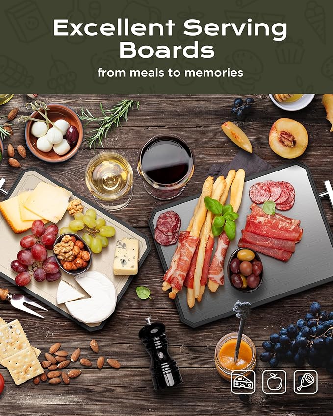 Stainless Steel Cutting Board For Kitchen Non Toxic Chopping Durable - Image 5