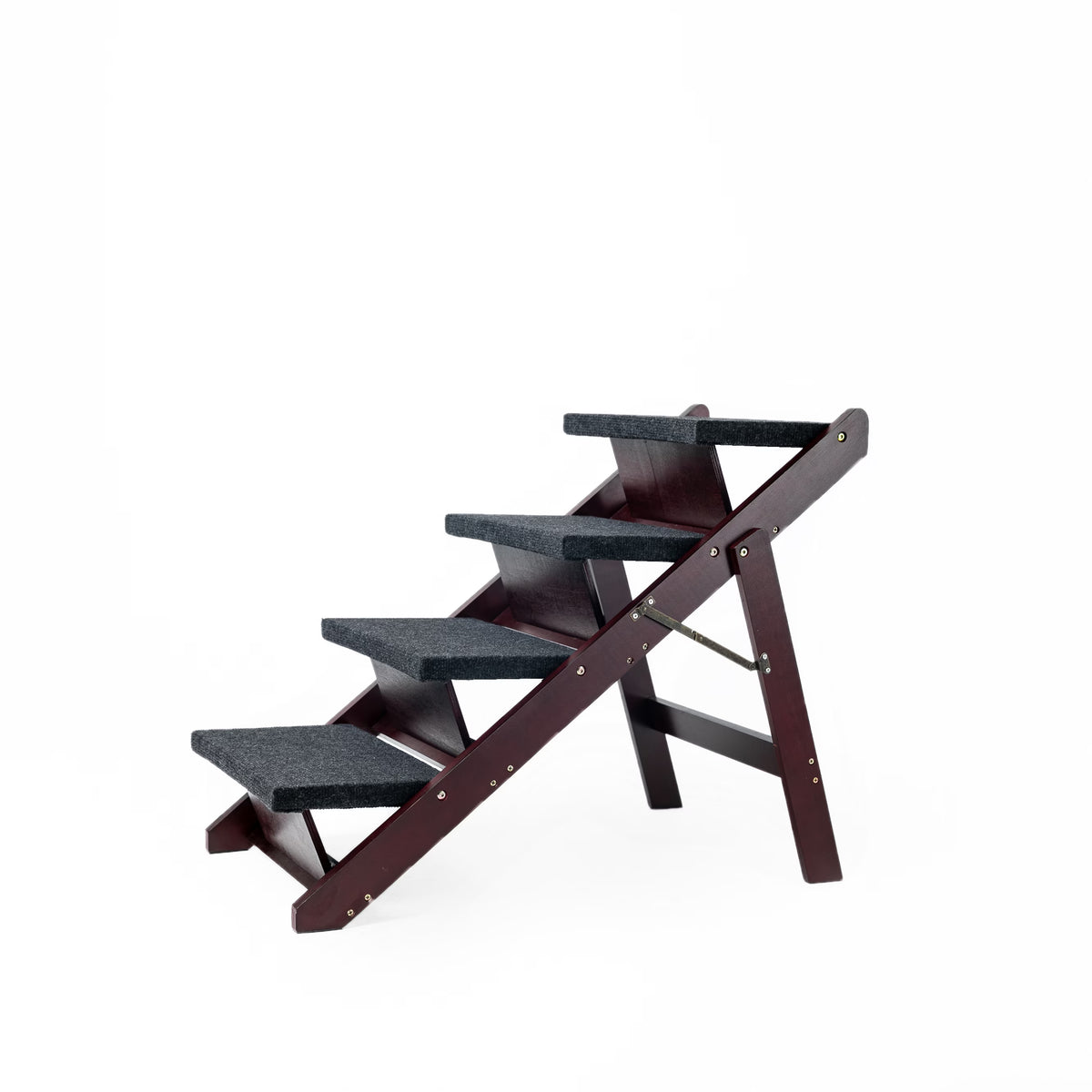 wooden dog stairs steps foldable detail and structure