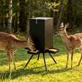 14 Gallon Gravity Deer Feeder 50 90 LBS Capacity Galvanized Coated Steel