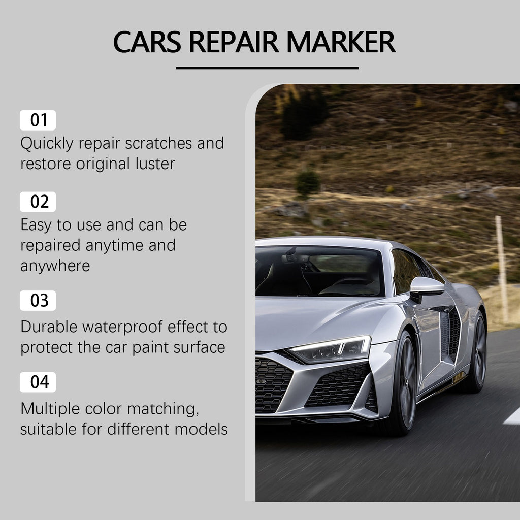 Car Touch Up Pen Gold Silver Black Scratch Repair Color - Image 4