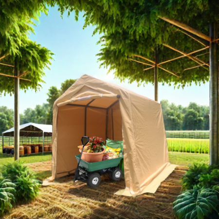 7x12 Portable Outdoor Gazebo Storage Shelter