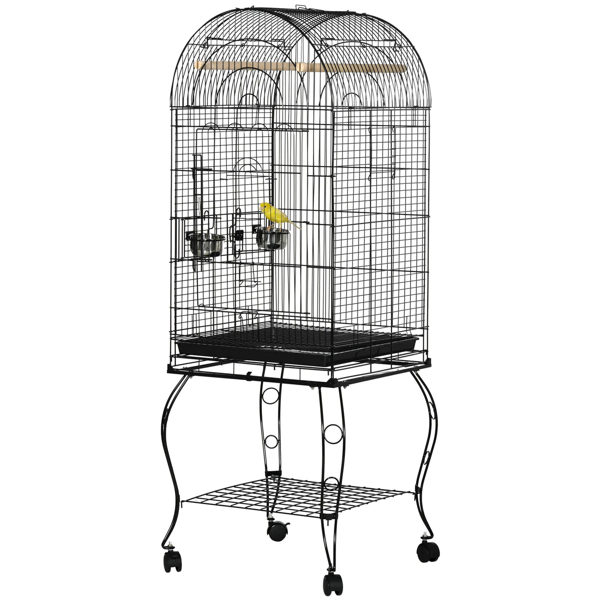 60" Large Bird Cage with Openable Top for Cockatie Sun Conure - Image 2