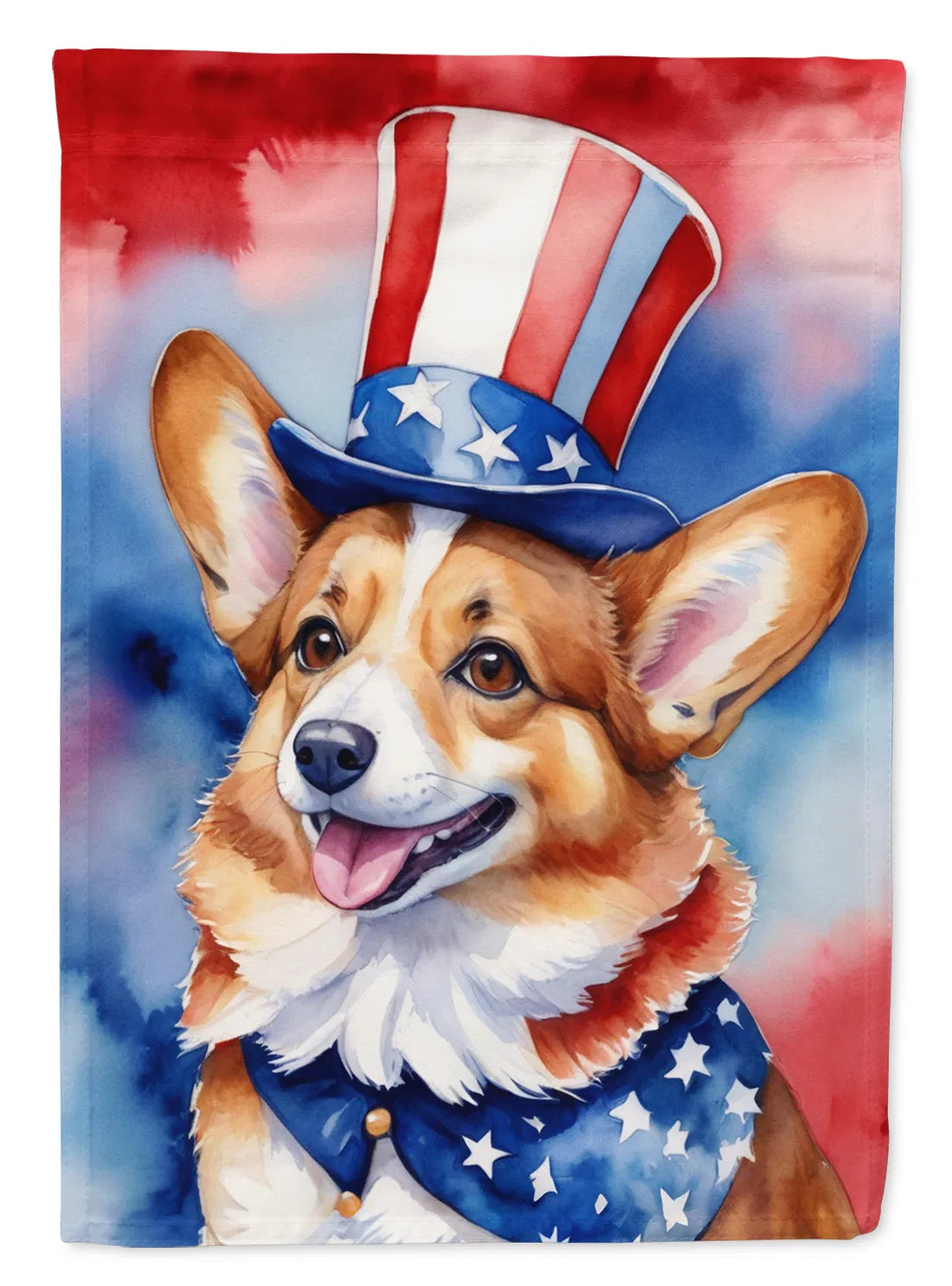 Corgi Patriotic American Garden Flag Mailbox Flag Decorative Yard Flag Banner