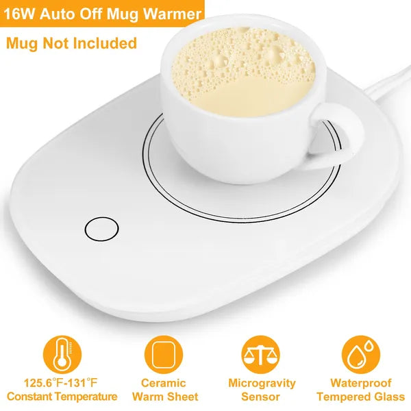 Coffee Mug Warmer Cup Warmer Auto Shut Off Coffee Tea Milk Electric Heater Pad - Image 2