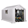 8x10 FT Storage Shed With 2 Roll up Windows Heavy Duty Bike Tent