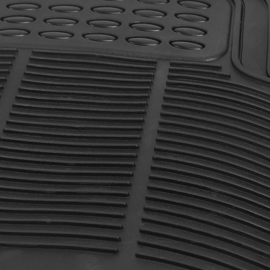 3Pcs Automotive Floor Mats Set Front Rear PVC Rubber Floor Mats Heavy Duty - Image 2