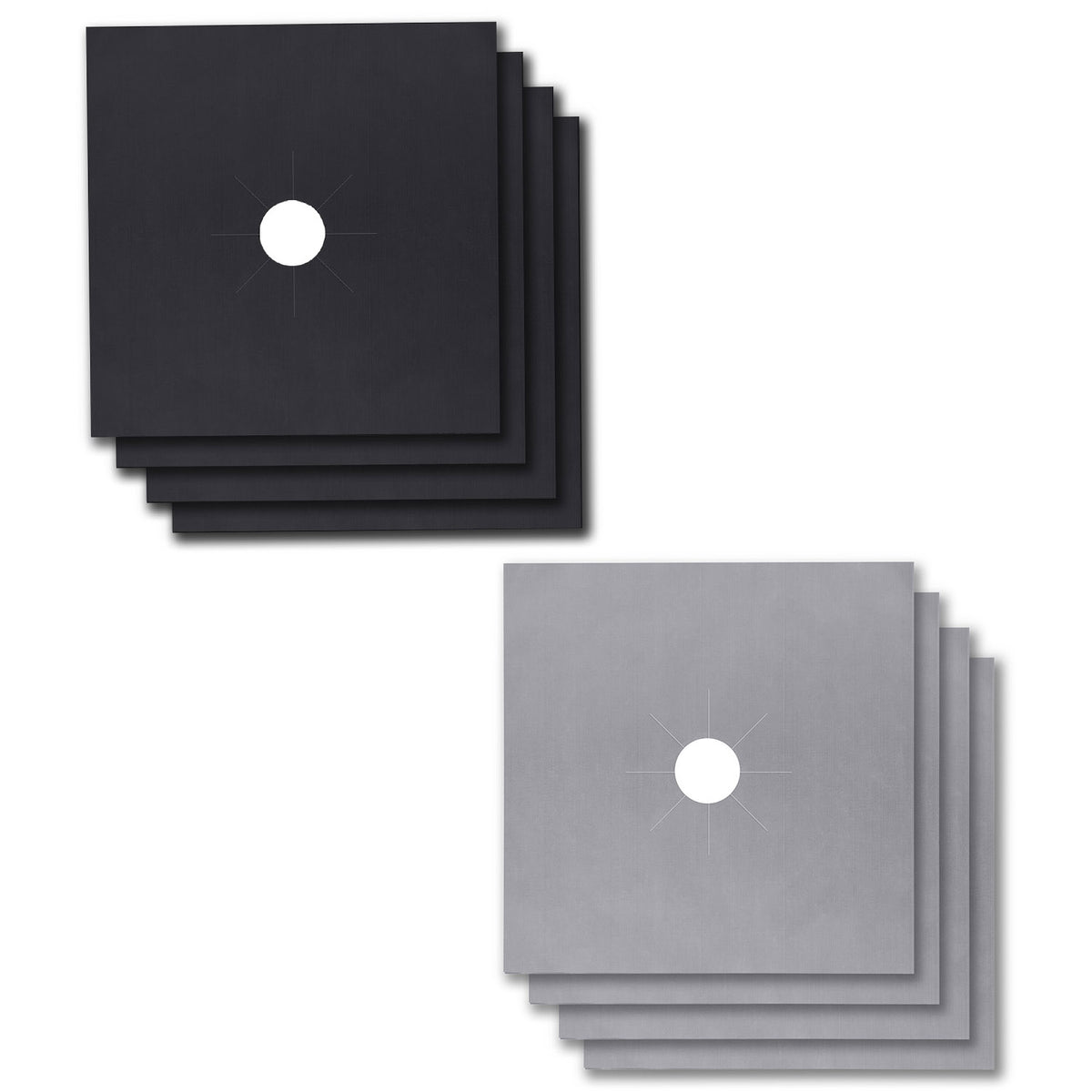 4 Pack Reusable Nonstick Stovetop Burner Protector Liner - Image 4