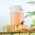 2 Piece Beverage Dispenser Gallon Drink Dispensers For Parties Plastic Juice - Additional View 6