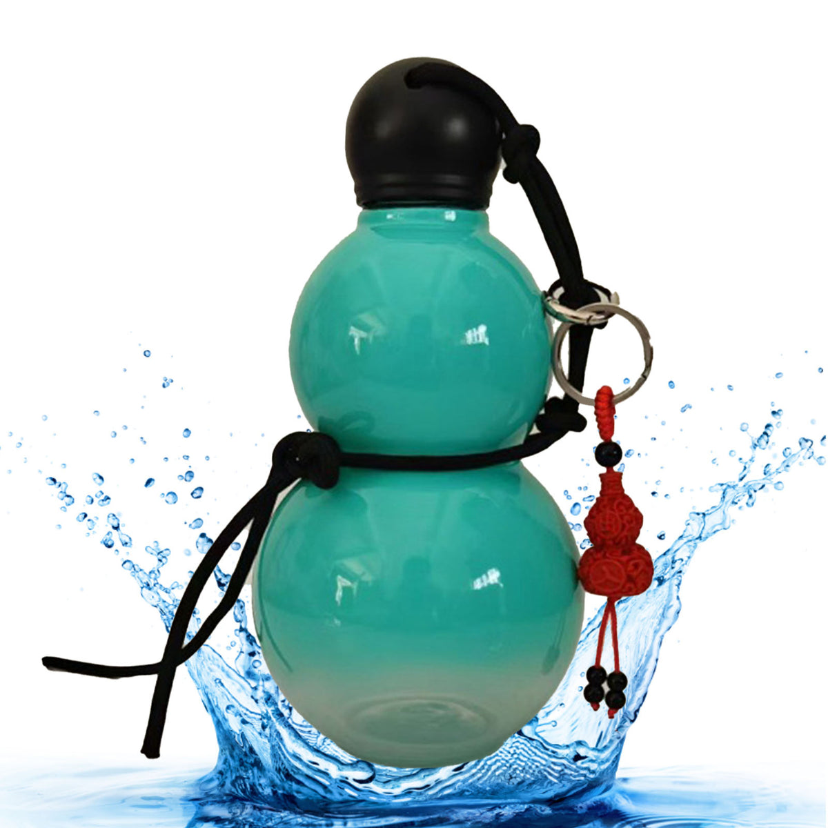 Gourd Style Water Bottle PC 800ml Insulated Chinese Retro Portable Sports Water - Image 3