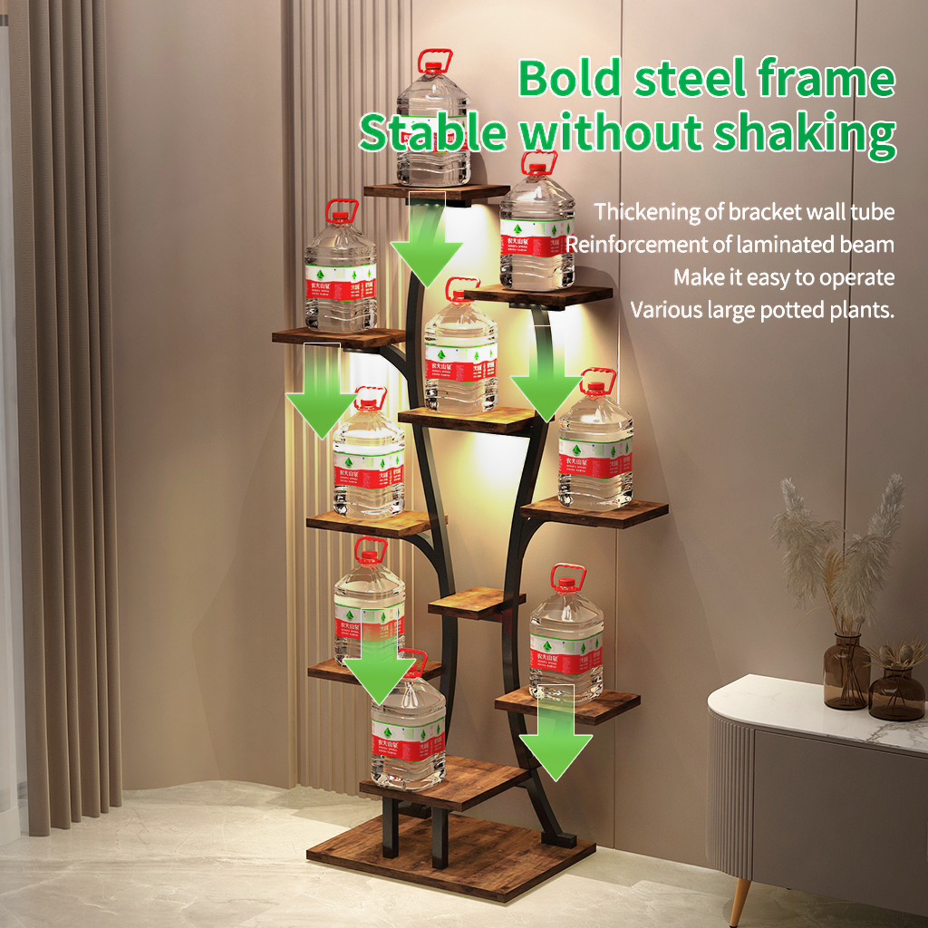 vase shape plant stand indoor packaging and components