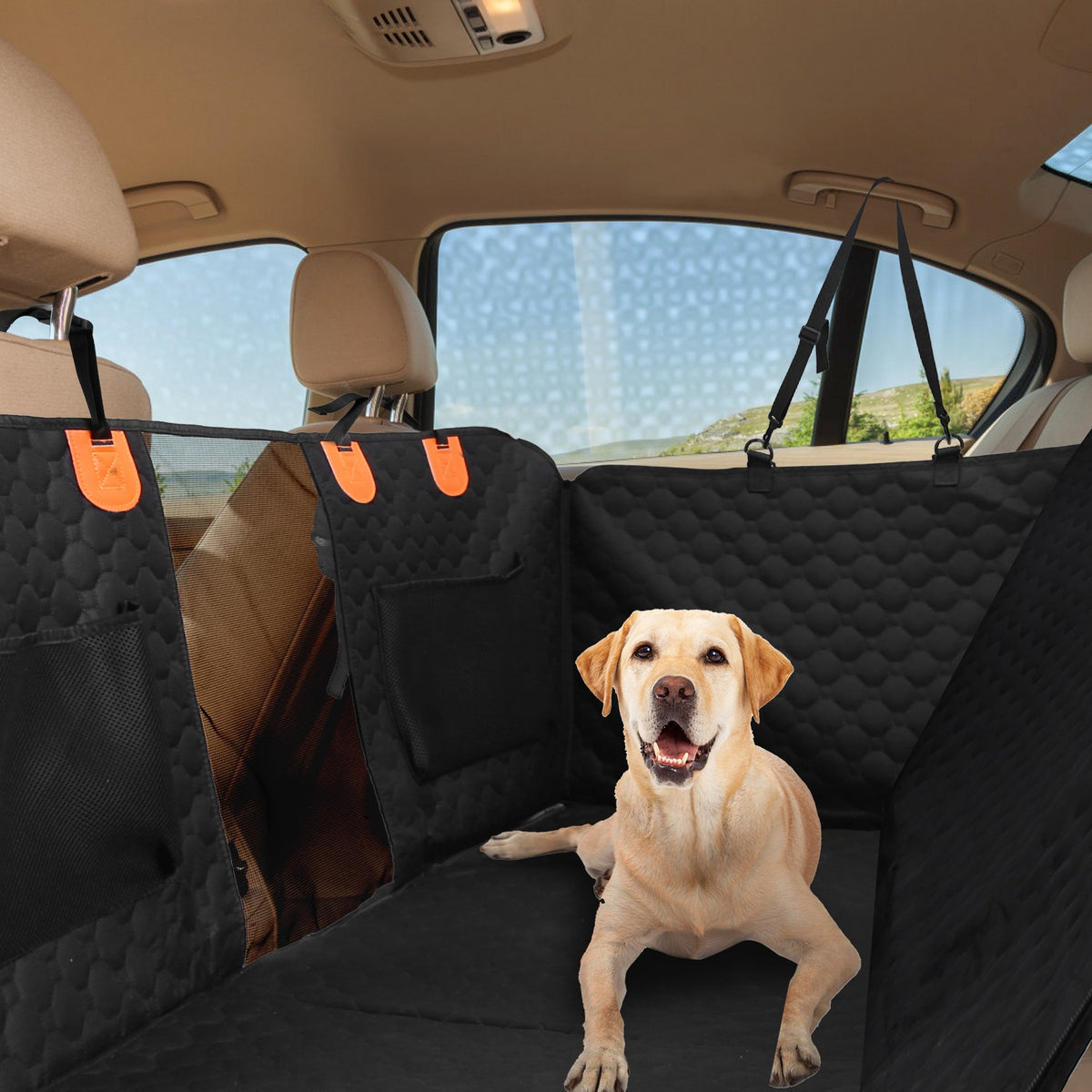 dog car back seat cover product angle 8