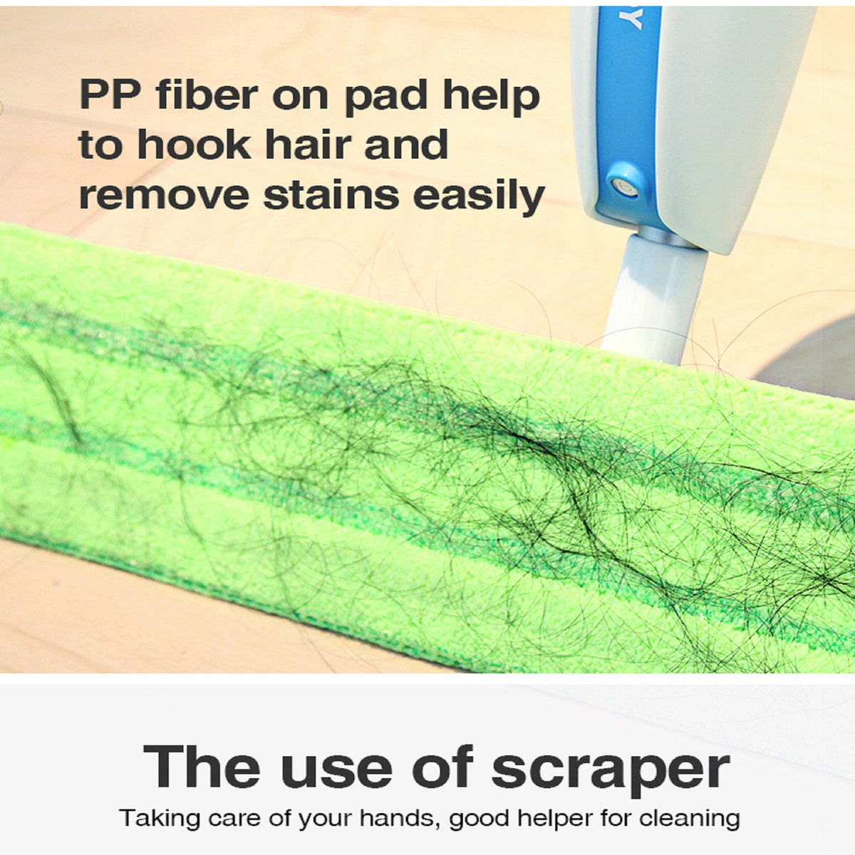 Washable Mat Spray Mop Superfine Fiber With 300ml Reusable Bottle Suitable - Image 4