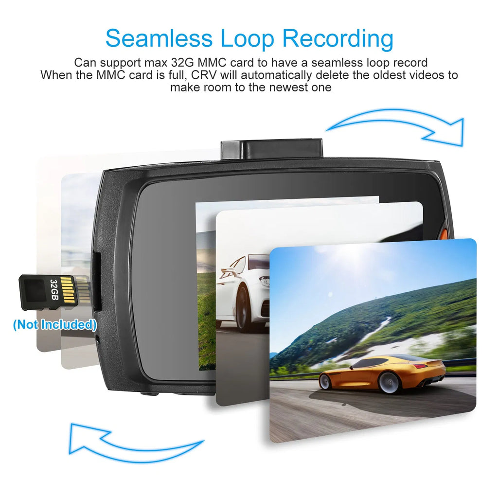 1080P HD Car Dash Cam 90° Wide Angle Dash Camera with Night Vision 6 IR - Image 5