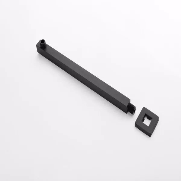 Shower Arm With Flange 1/2 NPT Tapered Threads Rain Shower Head Arm Wall - Image 4