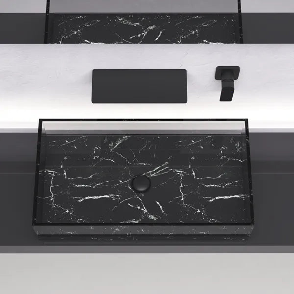 Wall mounted bathroom waterfall faucet - Image 3