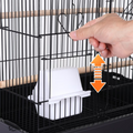 39inch H Metal Bird Cage Large Roof Top Huge House For Small Birds Black