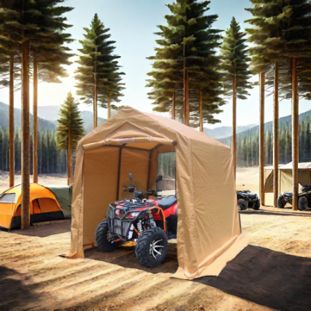 7x12 Portable Outdoor Gazebo Storage Shelter