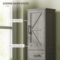 67" Tall Bathroom Cabinet Narrow Bathroom Storage Cabinet with Drawer Barn
