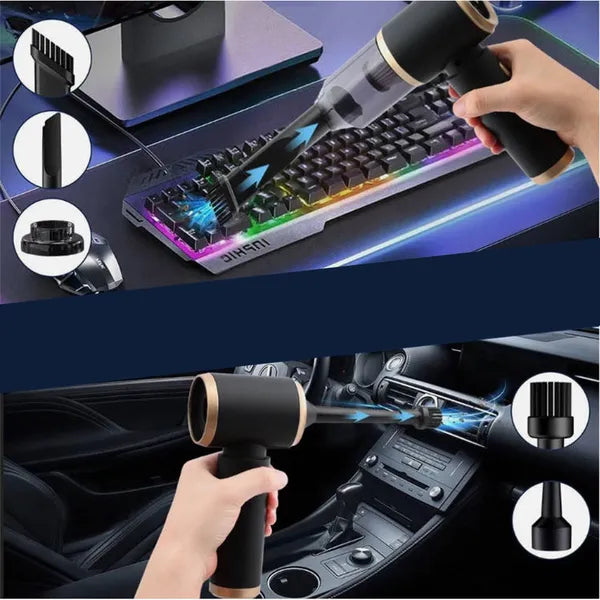 4in1 13000Pa Cordless Mini Handheld Vacuum Cleaner Wet & Dry Battery Car Office - Image 2